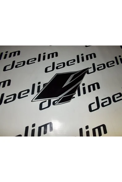 ÇELİKMOTO DAELIM VJF250 ROADWIN SIPERLIK SAG UST STIKER VJF (SIYAH) #VJF250 B370