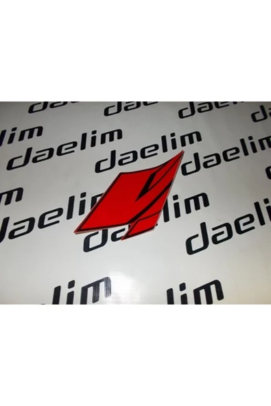 ÇELİKMOTO DAELIM VJF250 ROADWIN SIPERLIK SAG UST STIKER VJF (KIRMIZI) #VJF250 B3