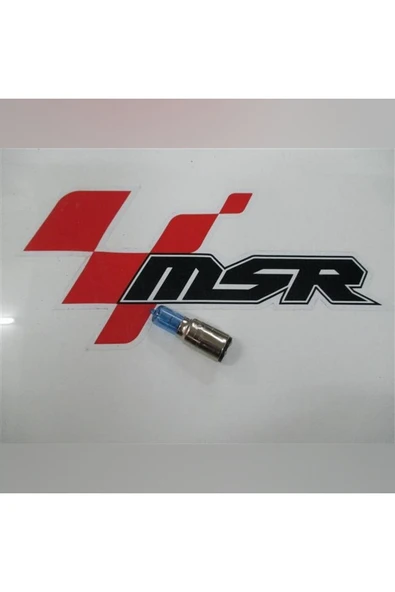 ÇELİKMOTO MAVI FAR AMPUL 12 V 50*45 #AKS 046 ürün görseli 1