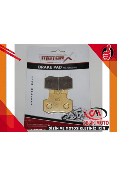 ÇELİKMOTO ARKA FREN DISK BALATASI GRAND DING-250 KYMCO #405015250004 ürün görseli 1