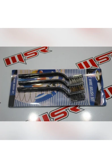 ÇELİKMOTO MOTOR TEMİZLEME FIRÇA 3 LÜ SET #TKM 083