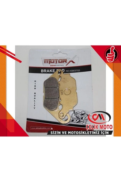 ÇELİKMOTO ON FREN DISK BALATASI YAMAHA YBR YENI MODEL #205015125033 ürün görseli 1