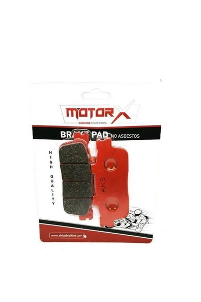 ÇELİKMOTO SYM JOYRİDE/GTS-250/HD EVO/JOYMAX/XCİTİNG-500 ARKA FREN DİSK BALATASI (KIRMIZI) #40501520000211