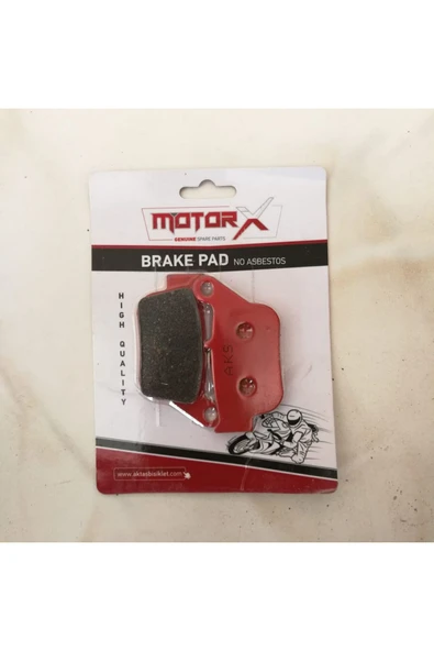ÇELİKMOTO ARKA FREN DİSK BALATASI YAMAHA X-MAX 250 YENİ KIRMIZI #40501525001211