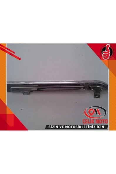 ÇELİKMOTO 125 AGK ZINCIR MUHAFAZA UST NIKELAJ TITAN TIP #MIPSAN-Z-08-00 - 1