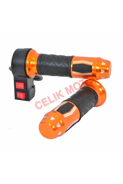 ÇELİKMOTO ELEKTRİKLİ BİSİKLET ELCİK TAKIM 3 VİTES / İLERİ-GERİ SARI #60261 ürün görseli 1