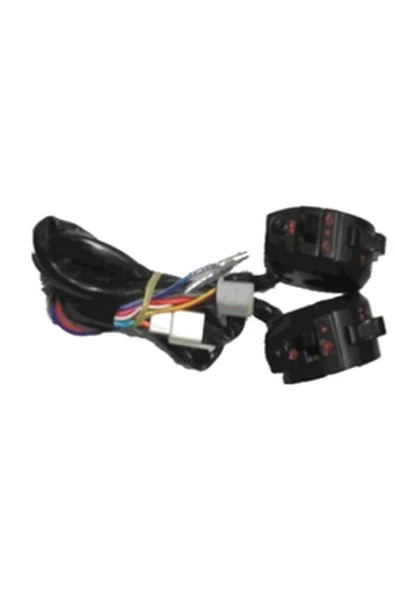 ÇELİKMOTO AGK SAG&SOL KUMANDA SIYAH #MHT00661 ürün görseli 1