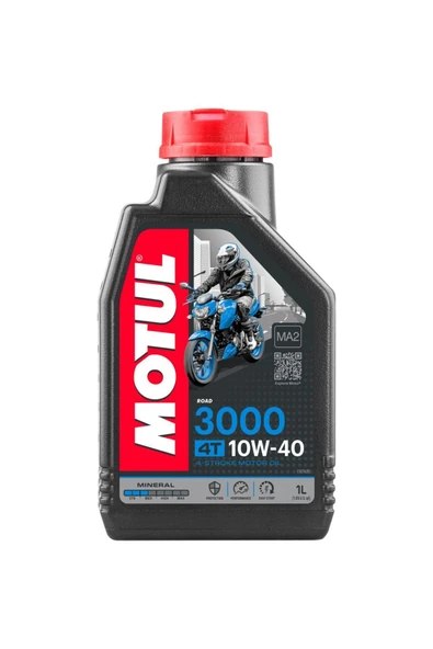 Motul 3000 4 Zamanlı 10w-40 Motosiklet Motor Yağı 1 Lt