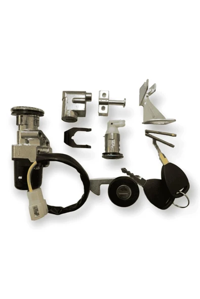 ÇELİKMOTO KRAL EPICO YUKI LOTUS KONTAK KILIT SETİ #UMT225 ürün görseli 1