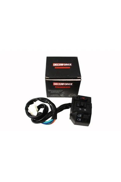 DELTAFORCE 125MH (DRIFT) SOL KUMANDA DUGMELERI KOMPLE #Y4DLT0400A0026