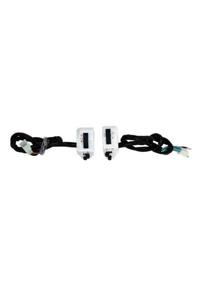 DELTAFORCE 125AGK KUMANDA DUGMELERI SAG/SOL TAK. BEYAZ #Y4DLT0150A0119