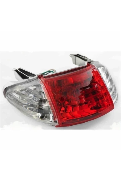 ÇELİKMOTO ARKA STOP KOMPLE [BEYAZ CAMLI] CUB #51114 ürün görseli 1