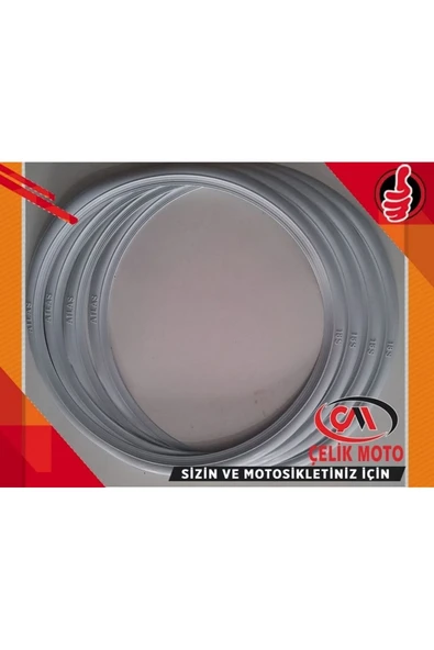ÇELİKMOTO 18 S BEYAZ YANAK TAKIM (INCE) #ATLAS-005
