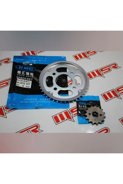 ÇELİKMOTO ÖN-ARKA DİŞLİ KMC MCT 250 15T/42T 428#KMC 26