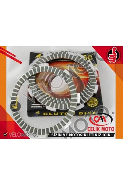 ÇELİKMOTO ZAG DEBRIYAJ BALATASI HONDA CBR 125R 4+1 Lİ #CBR125Z102137 ürün görseli 1