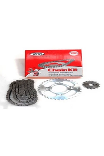 ÇELİKMOTO CUB ZINCIR DISLI SETI 14T-38T-110L #MHT02490
