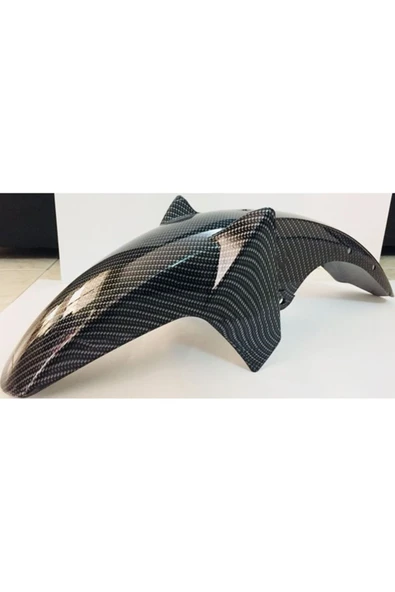 ÇELİKMOTO YBR 125 K ÖN ÇAMURLUK SİYAH KARBON #BS3018-3