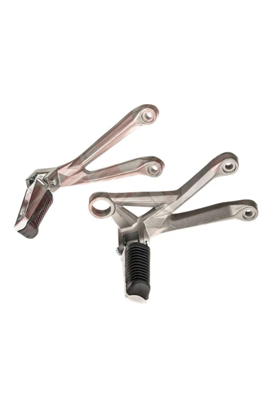 ÇELİKMOTO ARKA BASAMAK VE BRAKETİ KOMPLE [TAKIM] MH 125 DRİFT #35031 ürün görseli 1