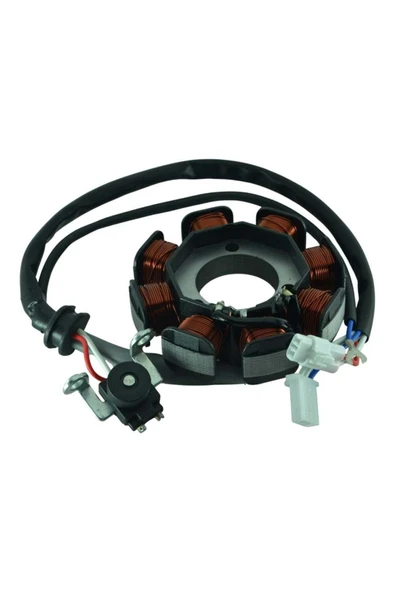 ÇELİKMOTO YBR 125 STATÖR 8'Lİ 2008 OEM (Y.M) #Ç20007