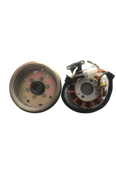 ÇELİKMOTO SCOOTER ALTERNATÖR KOMPLE AKÜ DESTEKLİ MODEL ürün görseli 1