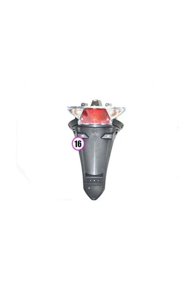 ÇELİKMOTO YUKI E-BIKE YK-03 HALLEY ARKA STOP VE CAMURLUK #L13200395 ürün görseli 1