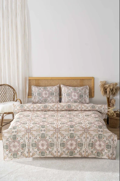 Etnik Saray Çift Kişilik Baskılı Pike 200 x 220 cm - 2