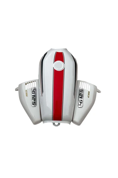 3X KUBA ÇİTA DEPO + YAN KAPAK BEYAZ #100657 ürün görseli 1