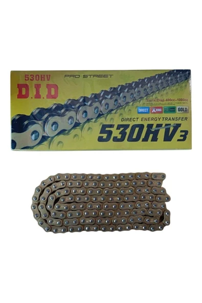 ÇELİKMOTO CROS 150-200-250 ZİNCİR ORİNGLİ 530 H X 128L DID #Ç42008