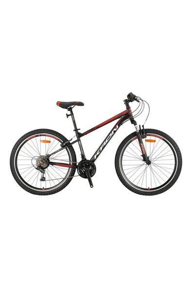 Kron VORTEX 4.0 - 24" MTB - 14' - 21 Vites - V.B. - Mat Siyah-Gri/Kırmızı  #KRN23-020