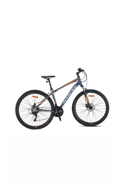 Kron TX 75 - 28" Trekking - 17' - 21 Vites - M.DISC - Mat Gri-Neon Turuncu/Gri ürün görseli 1