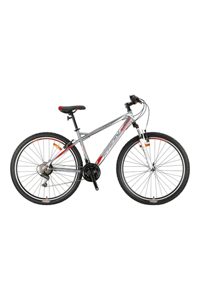 Kron VORTEX 4.0 - 29" MTB - 16' - 21 Vites - V.B. - Mat Füme-Kırmızı/Gri  #KRN21-501