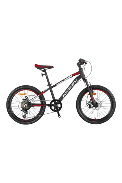 Kron XC 75 - 20" MTB - 11' - 7 Vites - M.Disc - Mat Siyah-Gri\Kırmızı #KRN25-033