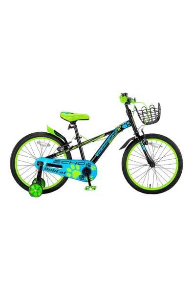 Kron Bobcat - 16'' - Vitessiz - [pabuç Frenli Modeldir] - Siyah-mavi/yeşil