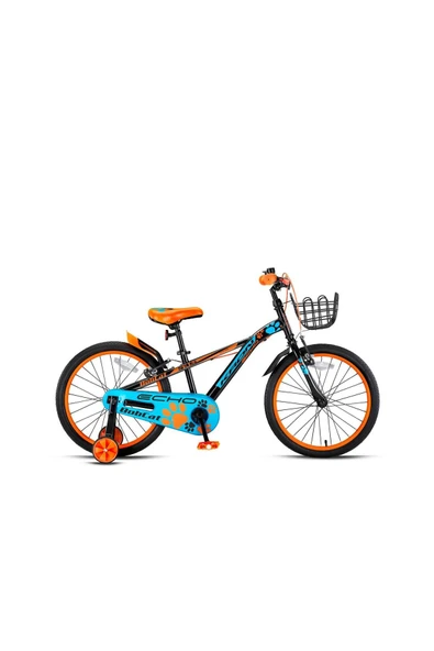 Kron Bobcat - 16'' - Vitessiz - [pabuç Frenli Modeldir] - Siyah-mavi/turuncu