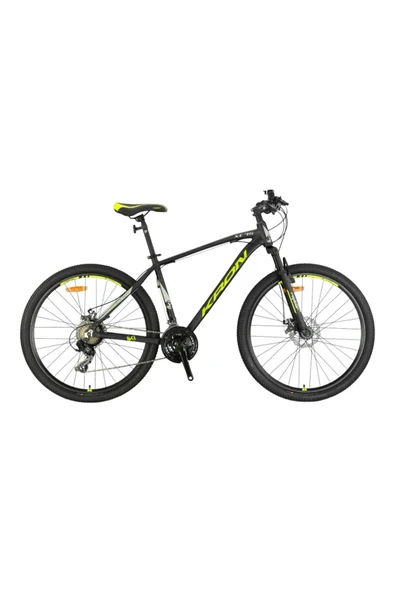 Kron XC 75 - 26" MTB - 14' - 21 Vites - M.Disc - Mat Siyah-Neon Sarı\Bej #KRN25-054