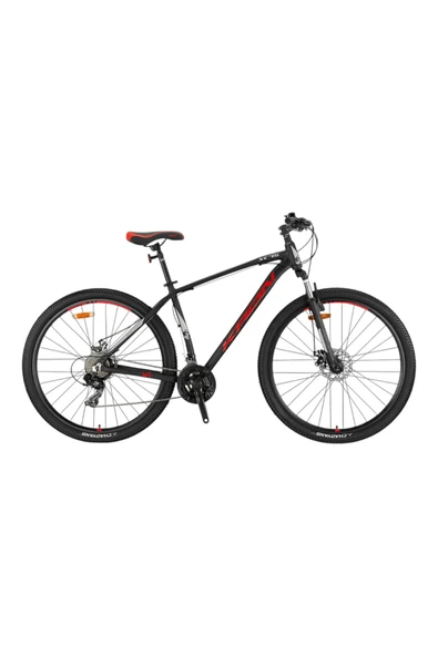 Kron XC 75 - 27,5" MTB - 18' - 21 Vites - V.B. - Mat Siyah-Kırmızı\Bej #KRN25-063