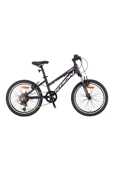 Kron XC75 - 24" MTB LADY - 13 - 21 VİTES - V.B - MAT SİYAH - GRİ/MOR - 1
