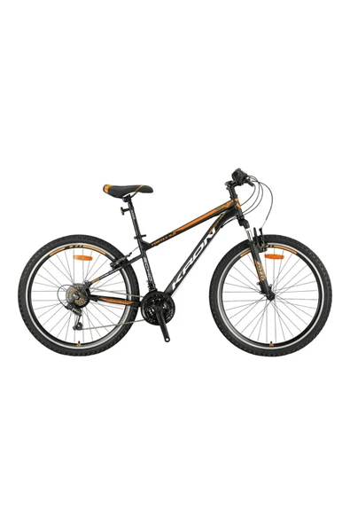 Kron VORTEX 4.0 - 20" MTB - 13' - 21 Vites - V.B. - Mat Siyah-Gri/Neon Turuncu  #KRN23-013