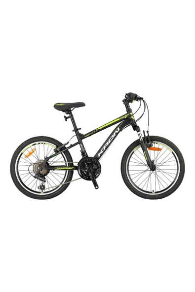 Kron VORTEX 4.0 - 20" MTB - 13' - 21 Vites - V.B. - Mat Siyah-Gri/Neon Sarı  #KRN23-014 ürün görseli 1
