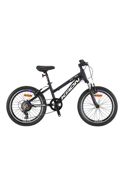 Kron XC75 - 20" MTB LADY - 11 - 7 VİTES - V.B - MAT SİYAH - GRİ/MOR ürün görseli 1