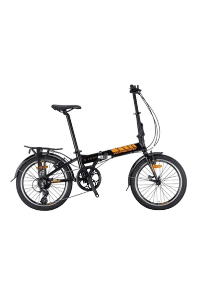 Kron Fd 3000 - 20'' Mtb - 8 Vites - [pabuç Frenli Modeldir] - Siyah-turuncu (ALM BAGAJ/PVC ÇAMURLUK)