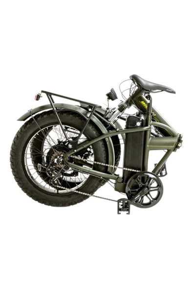 Bisan E-FOLDING F2-24 Ürün Rengi: HAKİ Kadro: 17'' - 43 CM Vites: 1x7 VİTES Tekerlek: 20'' ürün görseli 1