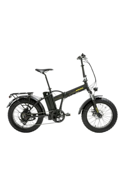 Bisan E-FOLDING F2-24 Ürün Rengi: MAT SİYAH Kadro: 17'' - 43 CM Vites: 1x7 VİTES Tekerlek: 20''