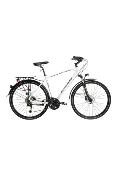 Bisan TRX 8500 CITY-24 Ürün Rengi: MAT BEYAZ Kadro: 50 CM Vites: 3x9 VİTES Tekerlek: 700C ürün görseli 1