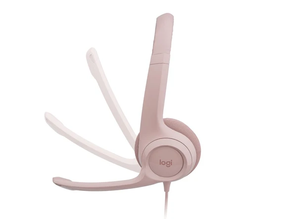 LOGITECH H390 MIKROFONLU PEMBE KULAKLIK 981-001281 - 3
