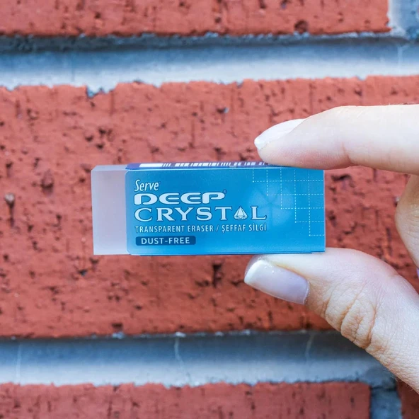 Serve Deep Crystal Şeffaf Silgi No:30 1 Adet - 3