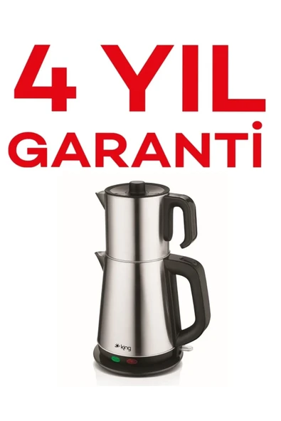 King Sonat KCM333 1500 W Çelik Çay Makinesi - 4