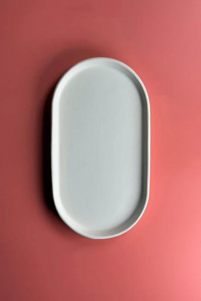 Fika Sunumluk - Seramik Bisküvi - Büyük (Ham Ürün) ürün görseli