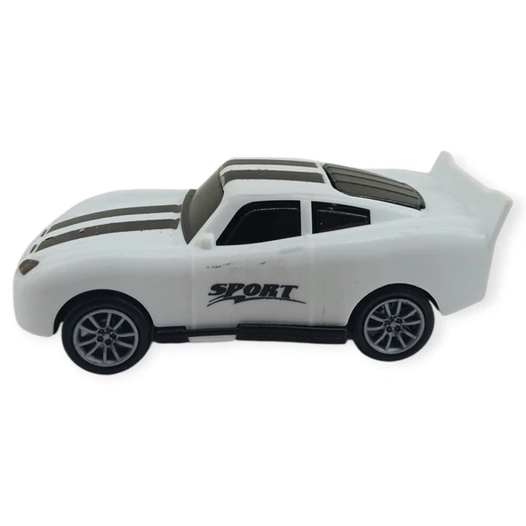 Çek Bırak Nascar Arabası 10.5 Cm - BP-035-BEYAZ - 5