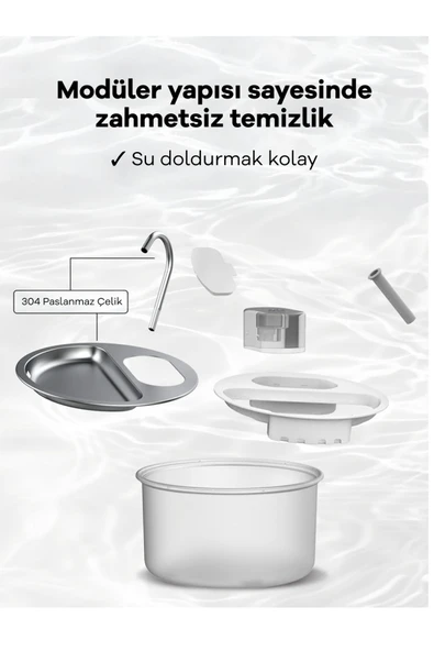 Evcil Hayvan 4 Litre Akıllı Su Kabı - 4